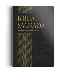 Bíblia ACF - Capa semi luxo preta
